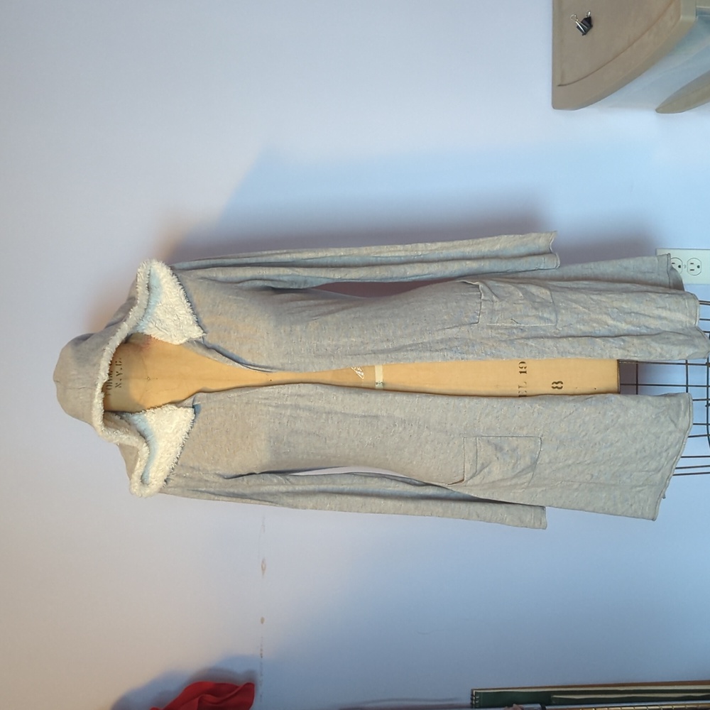 Lemon Cashmere Hooded Cardigan